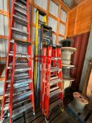 Lot of (5) Asst. Ladders, Including (2) 6’ Ladders, (2) 8’ Ladders and (1) 10’ Ladder