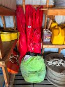 Lot of (3) Emergency Stretchers w/ Workstation Utility Shelter