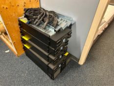 Lot of Asst. Batteries, Cords, Paper Cutter, etc.