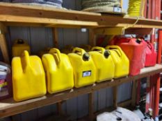 Lot of (14) Asst. Fuel Cans