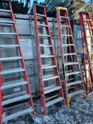 Sturdy 10’ Fiberglass Step Ladder