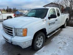 2012 GMC Sierra SLE Extended Cab Pick-Up Truck, *INOPERABLE* 143,693 kms showing, VIN #: 1GTR2VE00CZ