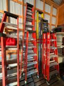 Lot of (3) Asst. Ladders, Including (1) 6’ Ladder and (2) 10’ Ladders