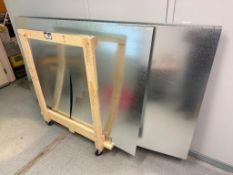 Lot of Asst. Sheet Metal and Mobile Cart