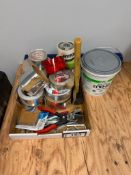 Lot of Asst. Foil Tape, Hand Brake, Duct Sealant, Snips, etc.
