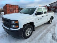 2014 Chevrolet Silverado WT Double Cab Pick-Up Truck, 205,182 kms showing, VIN #: 1GCVKPEH5EZ256094