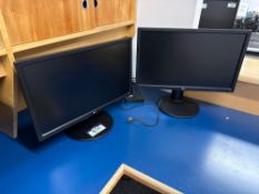 Lot of Microsoft Surface Dock, (2) LG Monitors, Battery Backup, etc.