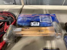 Lot of Westward 14-pc Combination Wrench Set and (4) Elgin Sledge Hammers