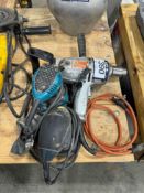 Lot of Black & Decker Drill and Makita and Bosch Palm Sanders