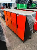 Diggit 12-Compartment Storage Cabinet w/ Asst. Tools