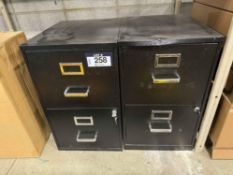 Lot of (2) 2-Drawer Filing Cabinets