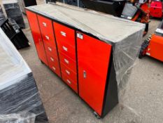 Diggit 12-Compartment Storage Cabinet w/ Asst. Tools