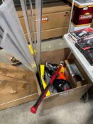 Lot of asst. Face Shields, Gloves, Extra Long Drill Bits, etc.