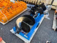 2025 CAPTOK Skid Steer Auger Attachment w/ (3) Asst. Auger Bits