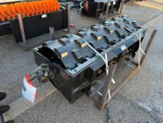 2025 CAPTOK 59” Compaction Wheel Skid Steer Attachment CW59