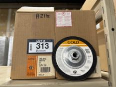 Lot of (2) Boxes Gold Steel/Metal Type 27 Abrasive Discs