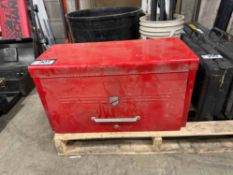 Beach Tool Chest w/ Contents incl. Drill Bits, Files, etc.