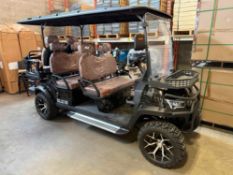 New SDLANCH SDLGC100 6-Seat Electric Golf Cart - 4000W AC Electric Motor, 60V100AH Battery