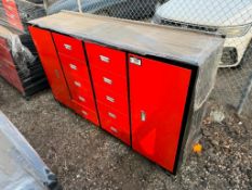 Diggit 12-Compartment Storage Cabinet w/ Asst. Tools