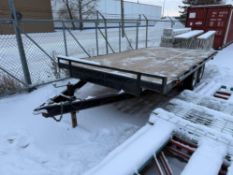 16' Tandem Axle Flatdeck Trailer, Vin: OBL