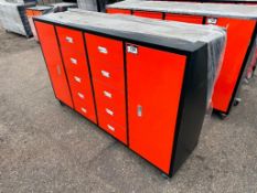 Diggit 12-Compartment Storage Cabinet w/ Asst. Tools