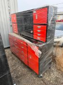 Diggit Heavy-Duty 18-Compartment Workbench Cabinet Combo 18HD-4C-R