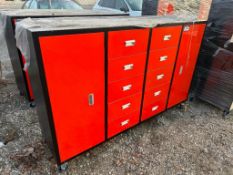 Diggit 12-Compartment Storage Cabinet w/ Asst. Tools