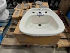 Lot of Toto Pedestal and Sana Gloss Sink