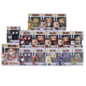 Funko Pop! 15 Into The Spiderverse & Shang Chi figures