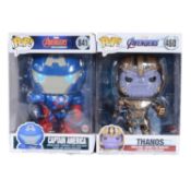Funko Pop! 2 Marvel 10 inch figures