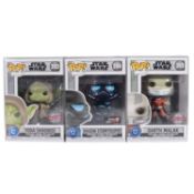 Funko Pop! 3 Star Wars figures