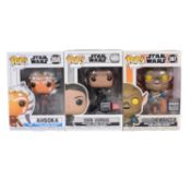 Funko Pop! 3 Star Wars figures