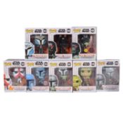 Funko Pop! 8 The Mandalorian figures