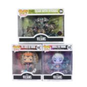 Funko Pop! 3 Disney Villains Figures