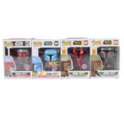 Funko Pop! 4 Star Wars Boba Fett figures
