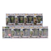 Funko Pop! 9 Groot Figures