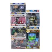 Funko Pop! 4 Marvel Moments & 2 10 inch Figures