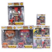 Funko Pop! 5 Marvel Zombie and 3 10 inch figures