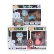 Funko Pop! 3 Rick & Morty Figures