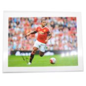 Signed Memphis Depay 5x7 colour photograph, Manchester United