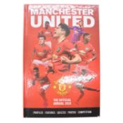 Signed Manchester United official annual 2020