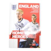 England U21 signed matchday programme