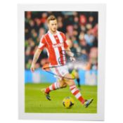 Signed Marco Arnautovic 5x7 colour photograph, Stoke City