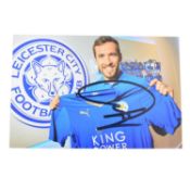 Signed Christian Fuchs 4x6 colour photograph, Leicester