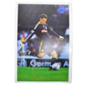 Signed Asmir Begovic A4 colour photograph, Stoke City