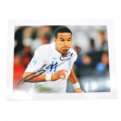 Signed Scott Sinclair 7x5 colour photograph, England U21