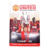 Manchester United signed official annual 2012