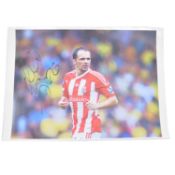 Signed Matthew Etherington A4 colour photograph, Stoke City
