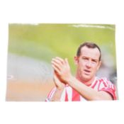 Signed Charlie Adam A4 colour photograph, Stoke City