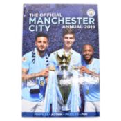 Signed official Manchester City 2019 annual